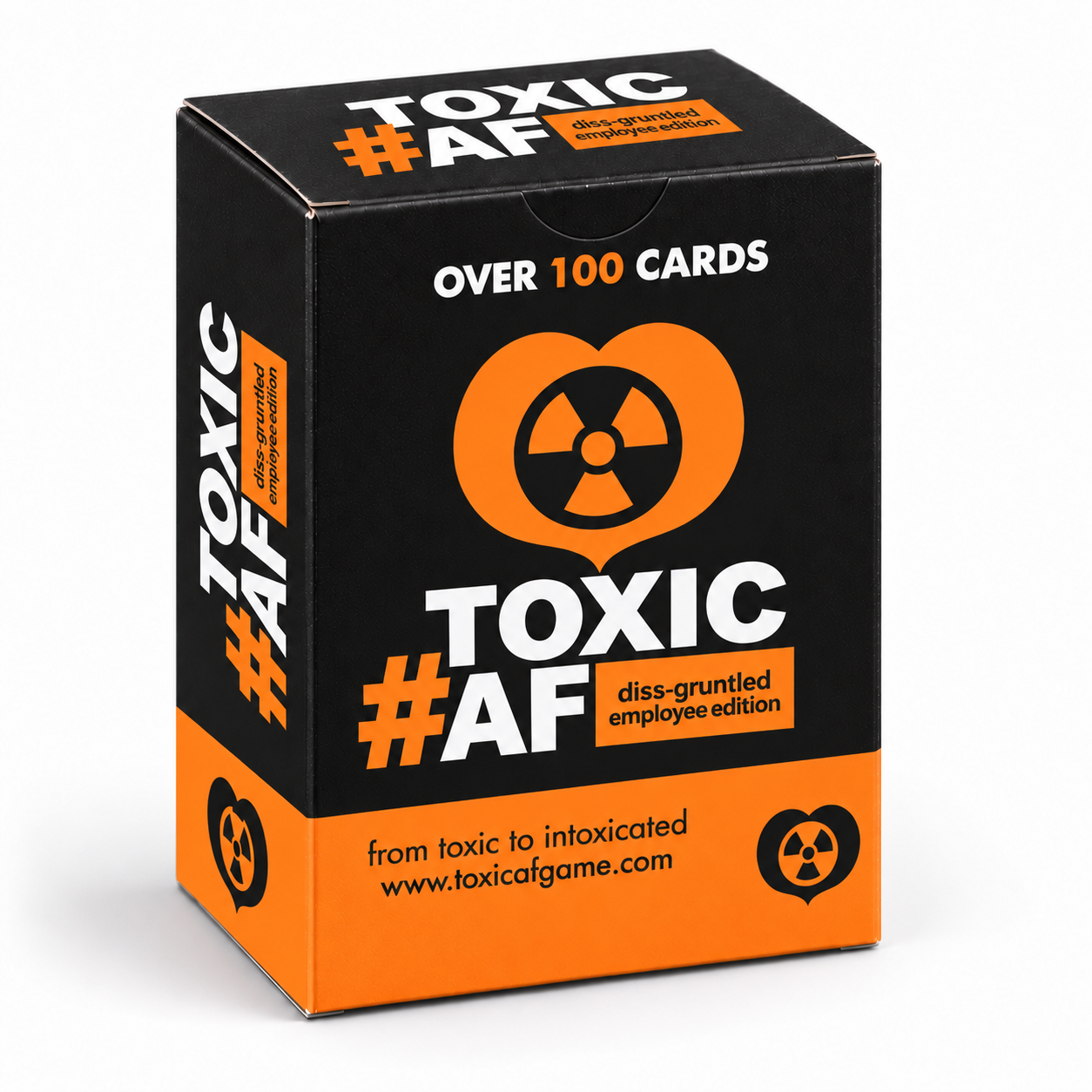 Toxic AF Disgruntled Employee Edition orange box
